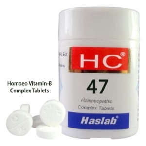  Haslab HC-47 Homoeo Vitamin-B Complex Tablets (20gm) [pack of 2]